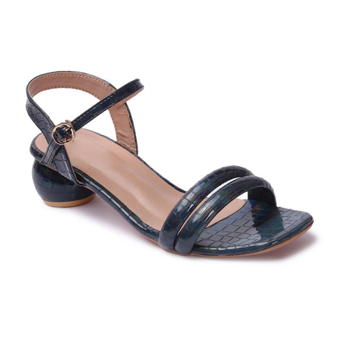 Longwalk Women Buckle Heel Fashion Sandals