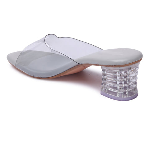Longwalk Women Transparent Heel Fashion Sandals