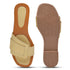 Longwalk Women Gold Flat Fashion Sandals