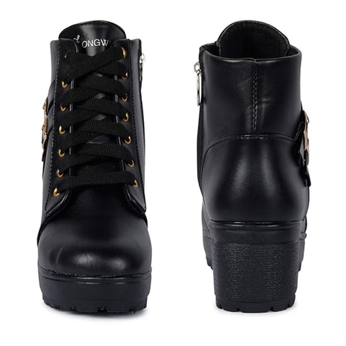 Longwalk Women High Ankle Heel Boot