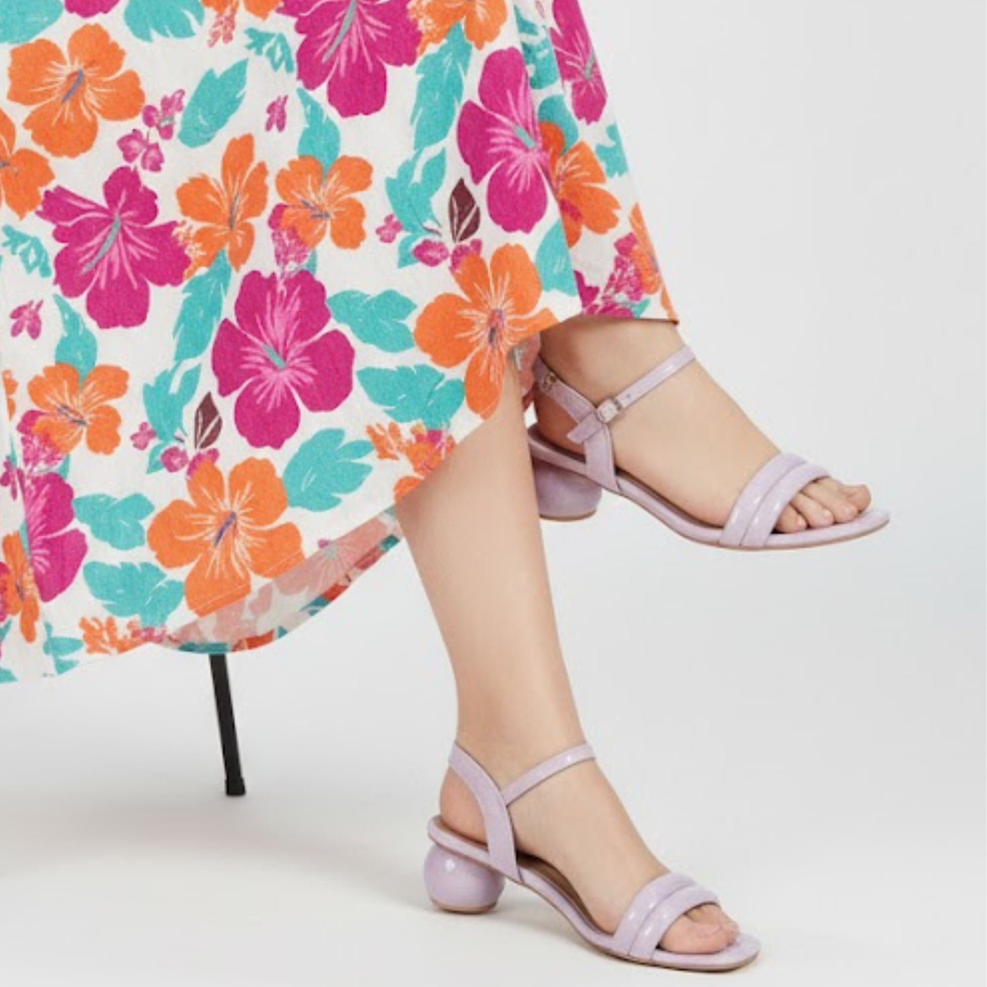 Longwalk Women Buckle Heel Fashion Sandals