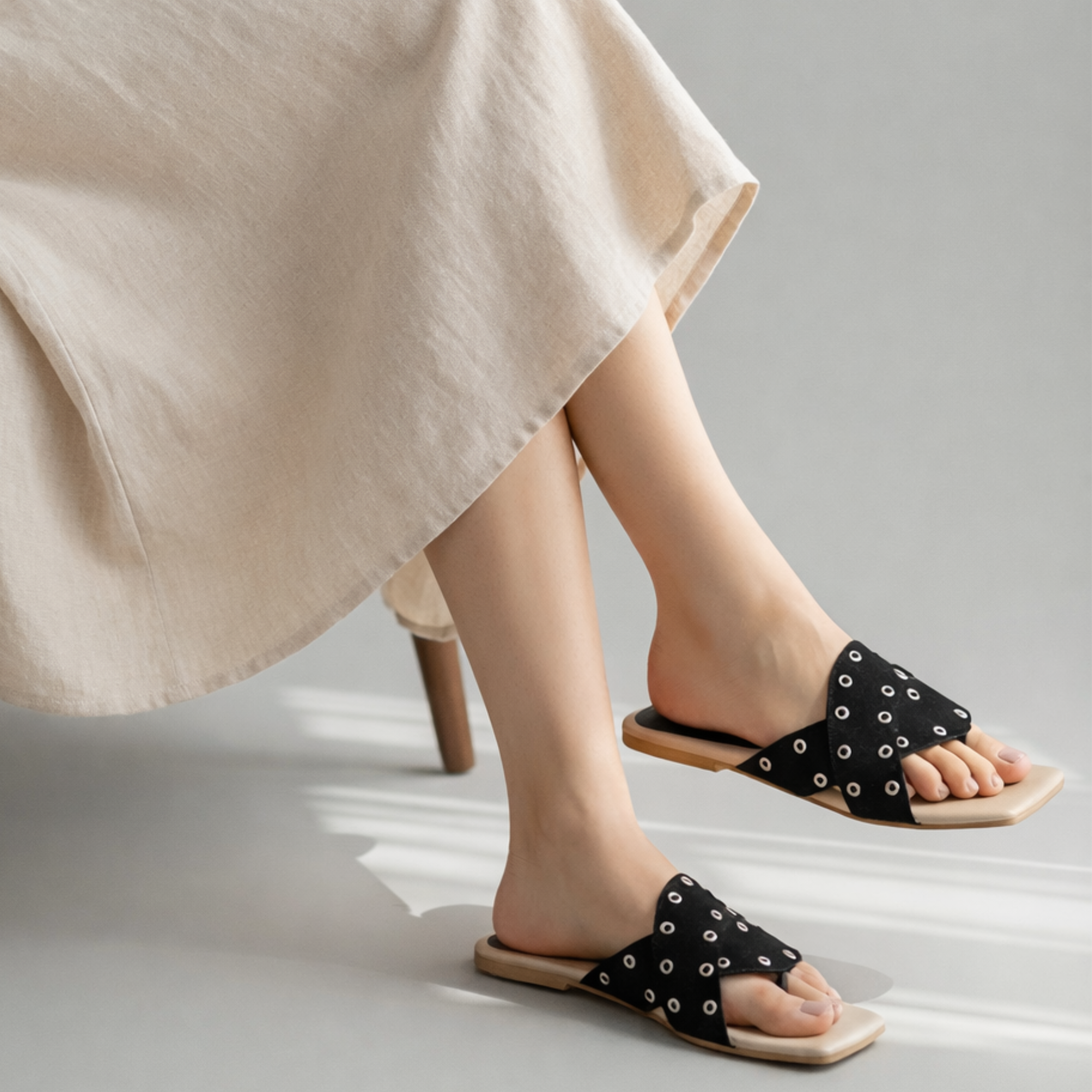 Longwalk Women Classic Flat Fashion Sandals