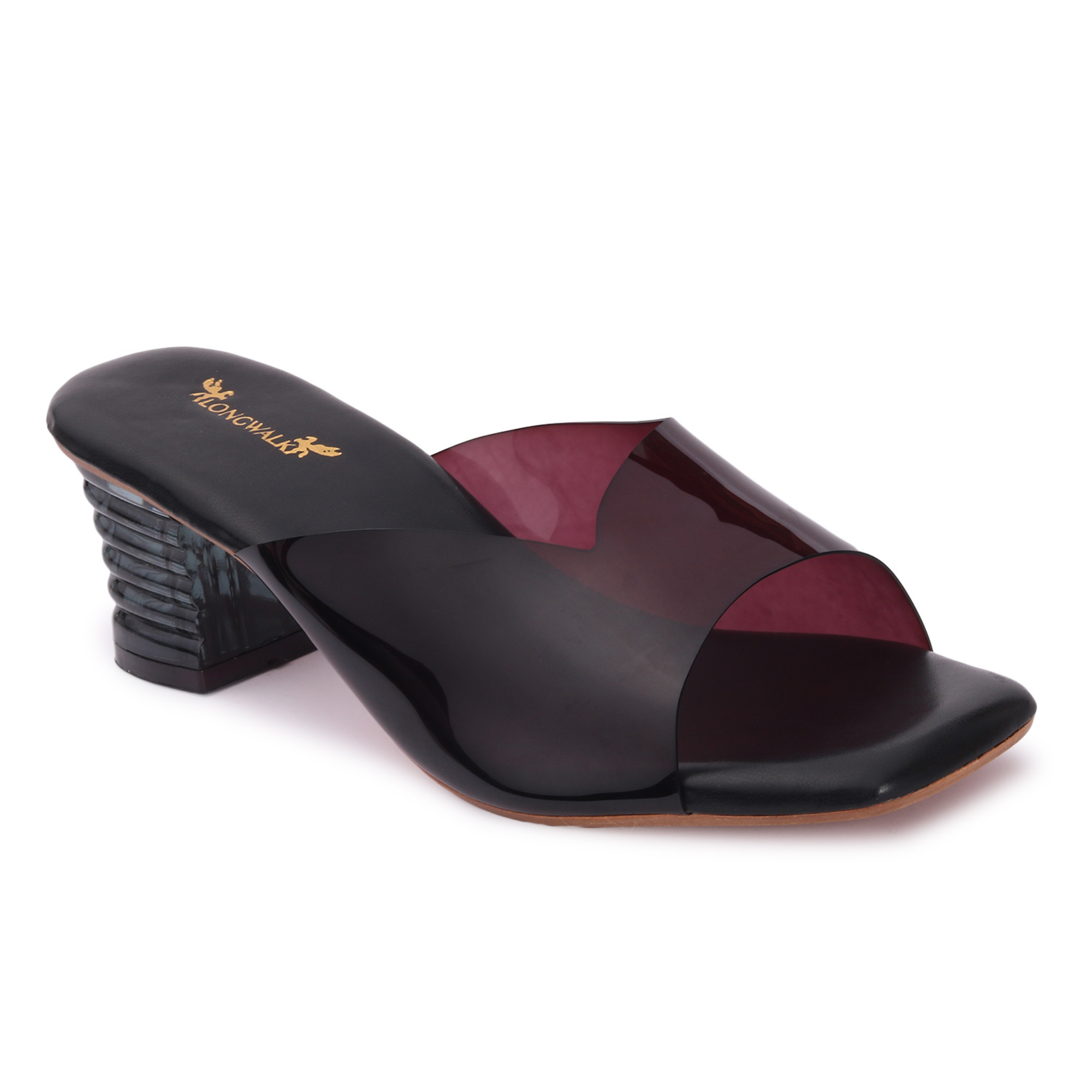 Longwalk Women Transparent Heel Fashion Sandals