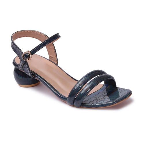 Longwalk Women Buckle Heel Fashion Sandals