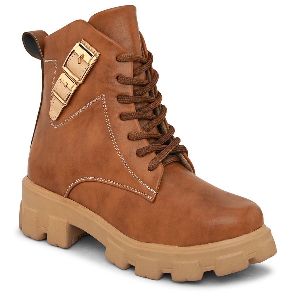 Longwalk Women Stylish Chunky Boots