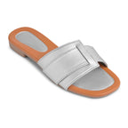Longwalk Women Silver Flat Fashion Sandals