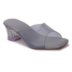 Longwalk Women Transparent Heel Fashion Sandals