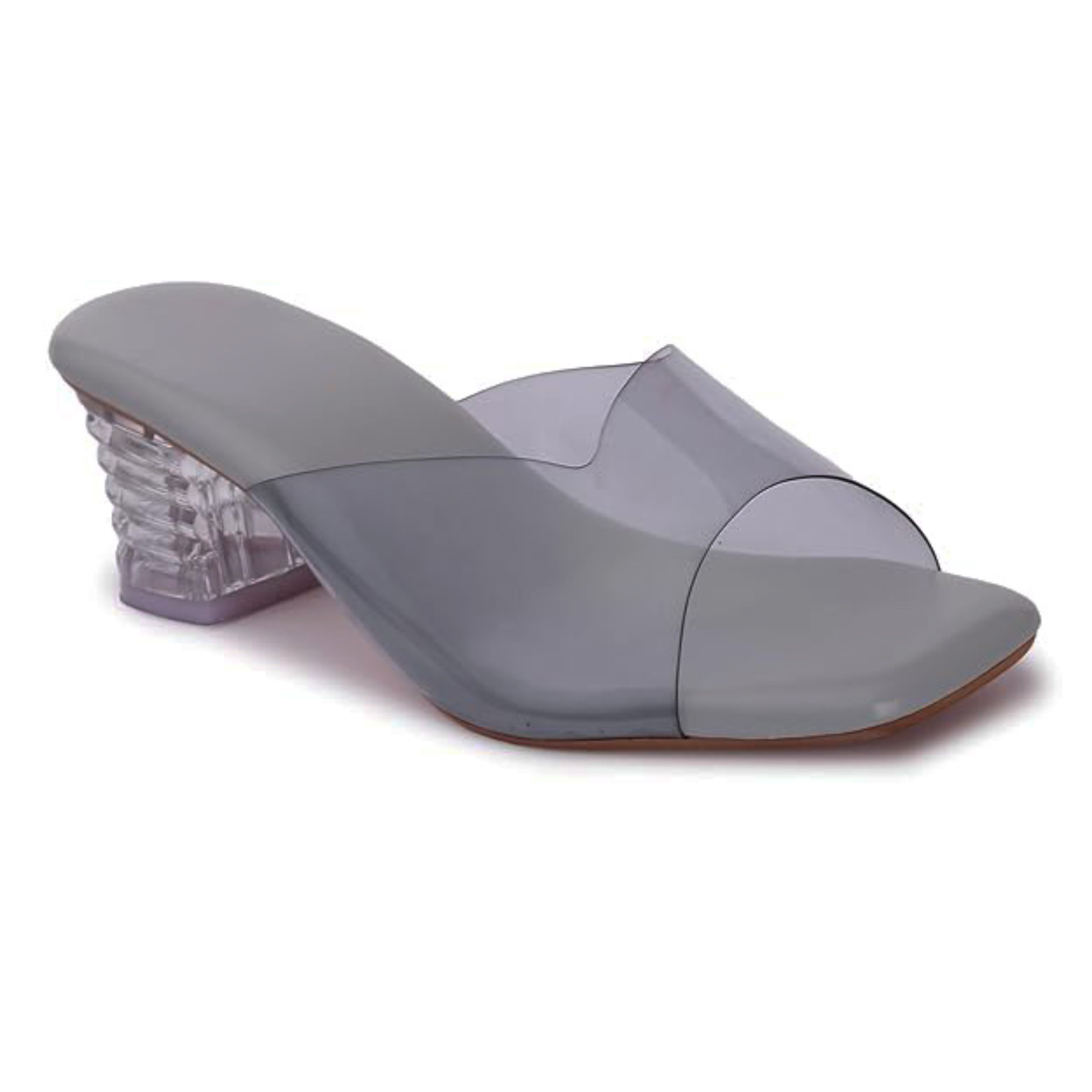 Longwalk Women Transparent Heel Fashion Sandals