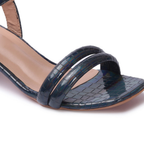 Longwalk Women Buckle Heel Fashion Sandals