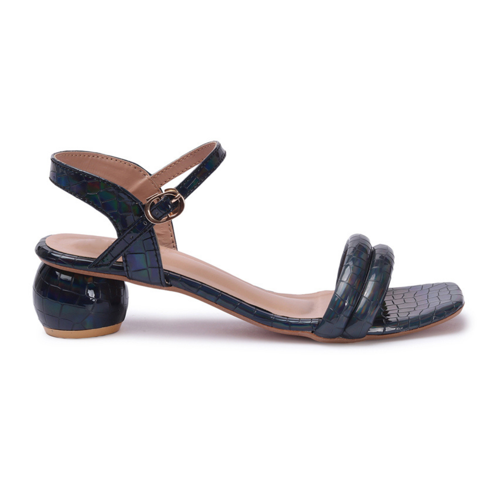 Longwalk Women Buckle Heel Fashion Sandals