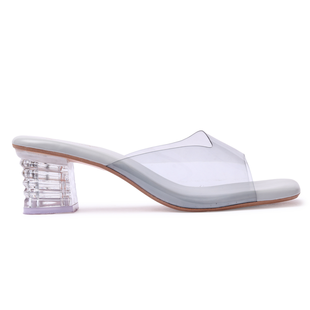 Longwalk Women Transparent Heel Fashion Sandals