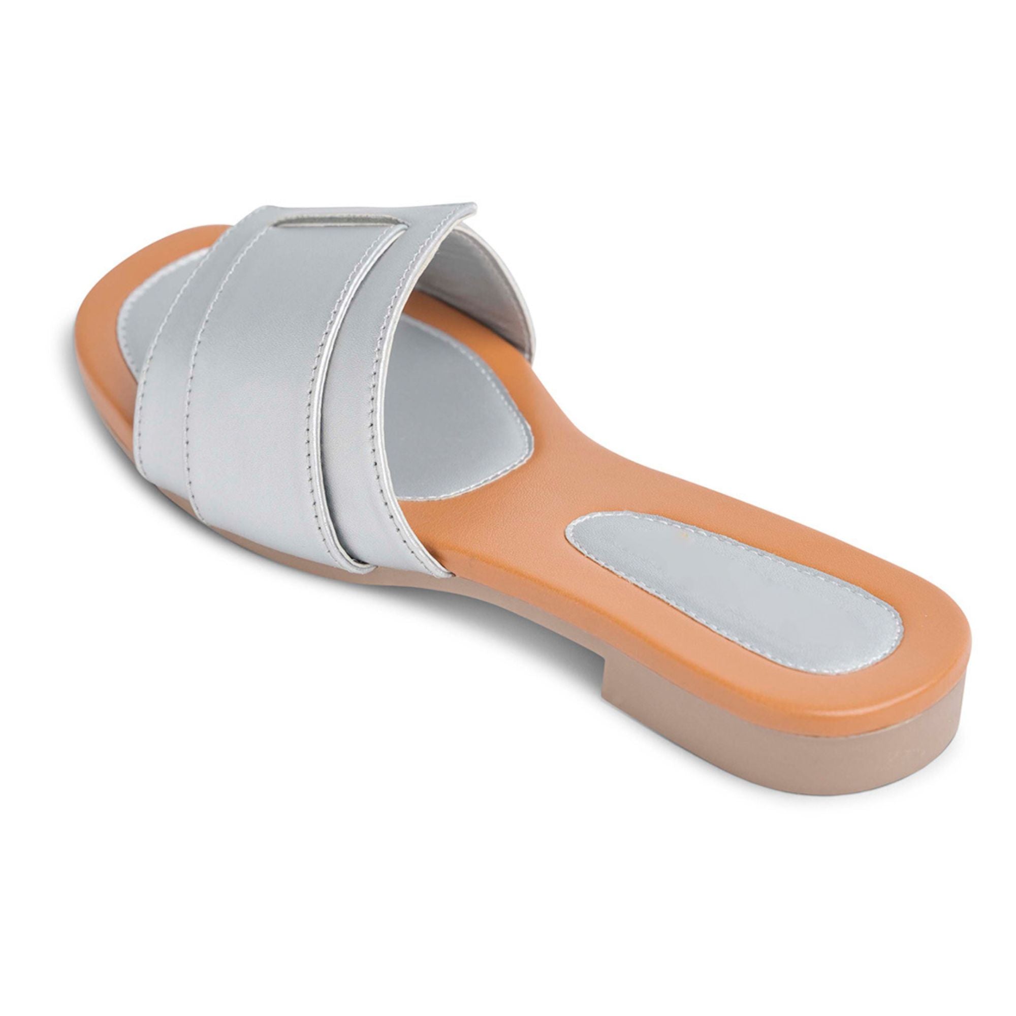 Longwalk Women Silver Flat Fashion Sandals