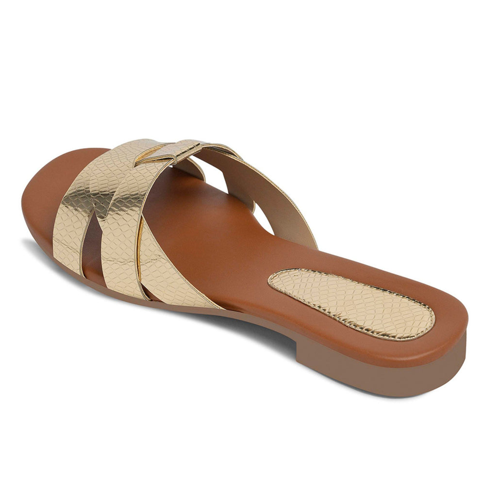 Longwalk Women Gold-tone Fashion Sandals