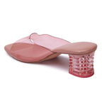 Longwalk Women Transparent Heel Fashion Sandals