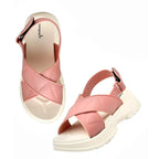 Longwalk Women Casual Flip Flop Slides For Daily Wear Pink- 3601