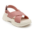 Longwalk Women Casual Flip Flop Slides For Daily Wear Pink- 3601