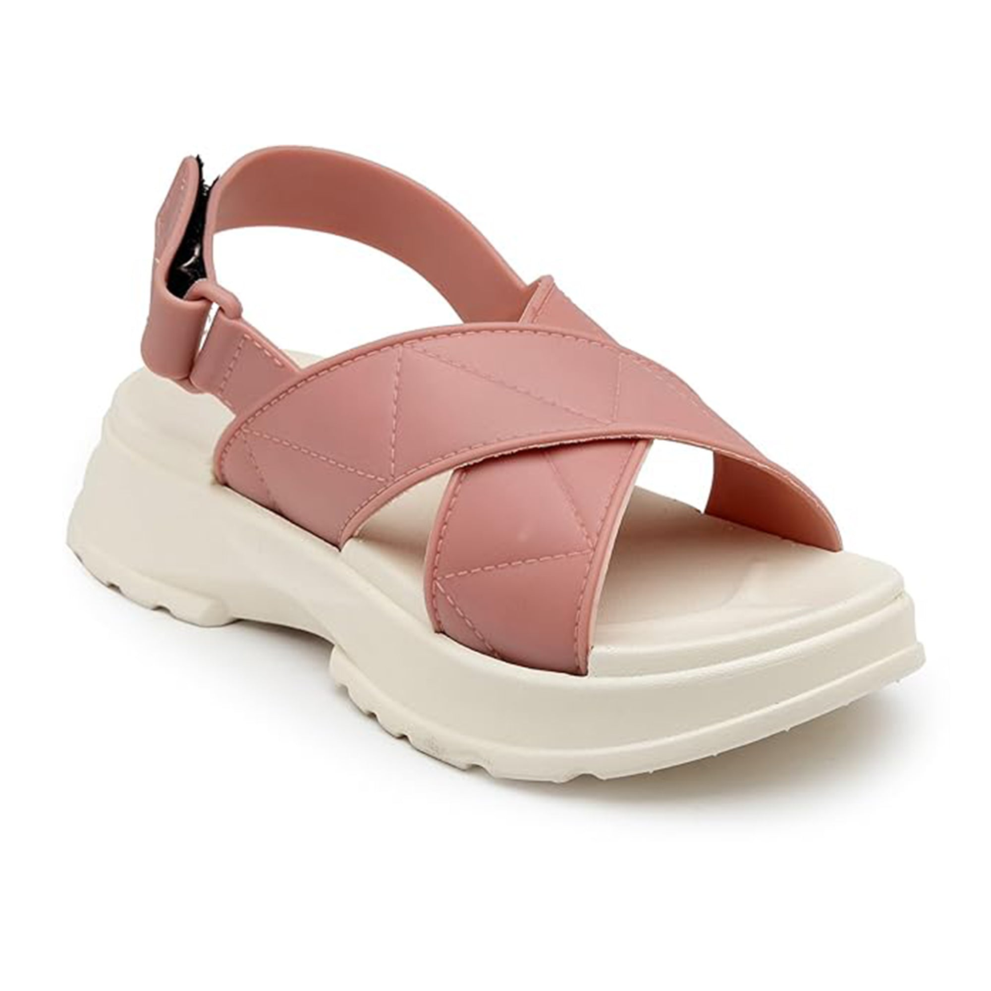 Longwalk Women Casual Flip Flop Slides For Daily Wear Pink- 3601