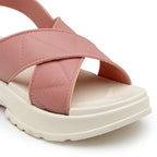 Longwalk Women Casual Flip Flop Slides For Daily Wear Pink- 3601