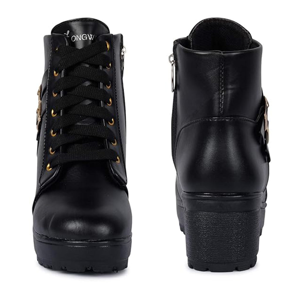 Longwalk Women High Ankle Heel Boot