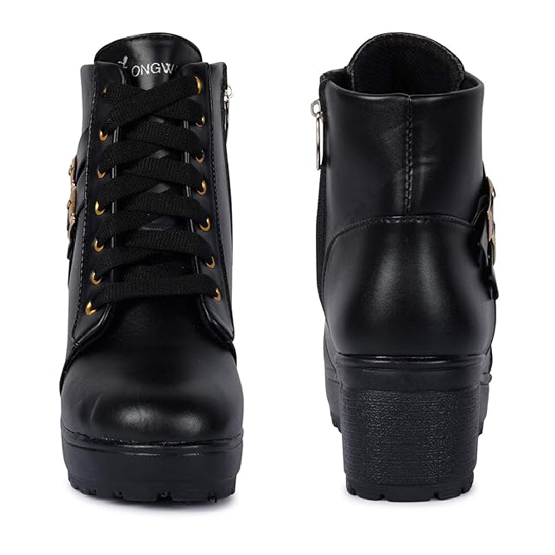 Longwalk Women High Ankle Heel Boot